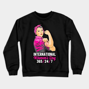 International Womens Day 2024 Break The Bias Crewneck Sweatshirt